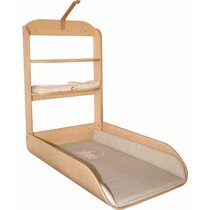 Foldable baby changing outlet table